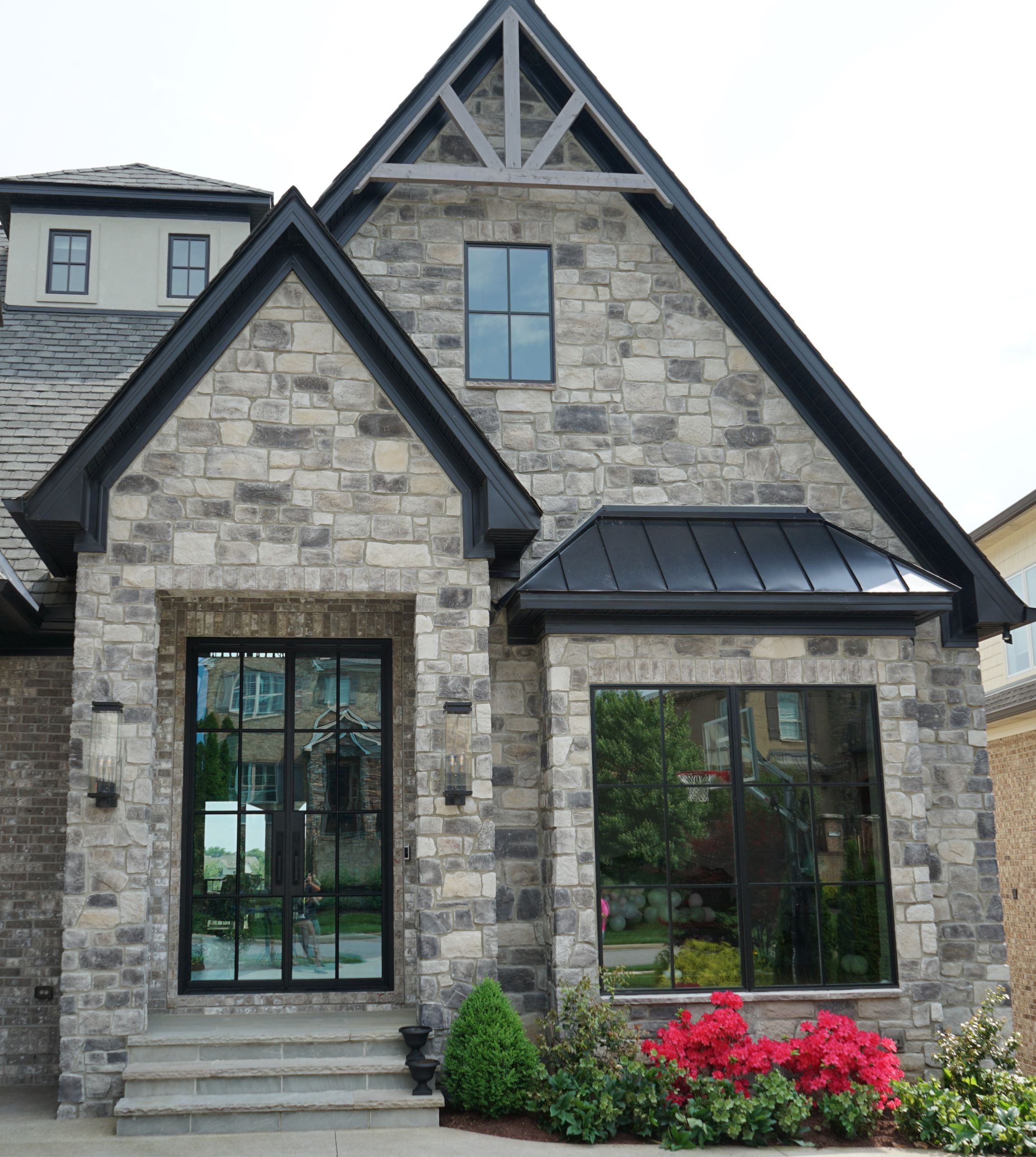 Home Featuring Centurion Stone Plantation Pattern, Norris Gray Color