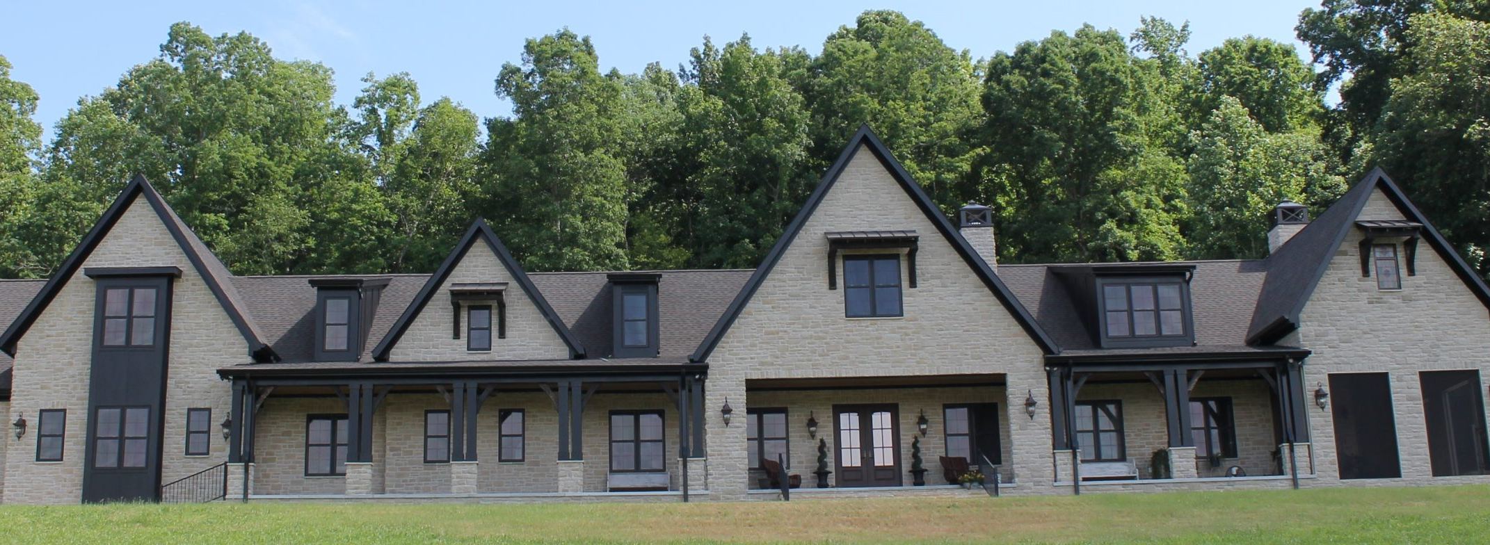 House featuring Centurion Stone Rubble Pattern, Plain Color